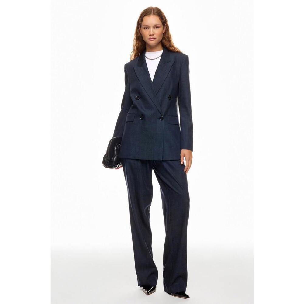BOSS Blue Denim Effect Blazer Size 4